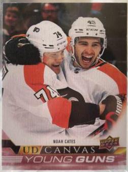 Noah Cates #C95 Hockey Cards 2022 Upper Deck UD Canvas