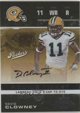 David Clowney #139 2007 Playoff Contenders Football
