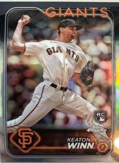 Keaton Winn #208 Baseball Cards 2024 Topps Chrome