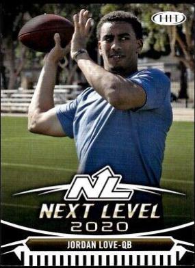 Jordan Love #99 Football Cards 2020 Sage Hit