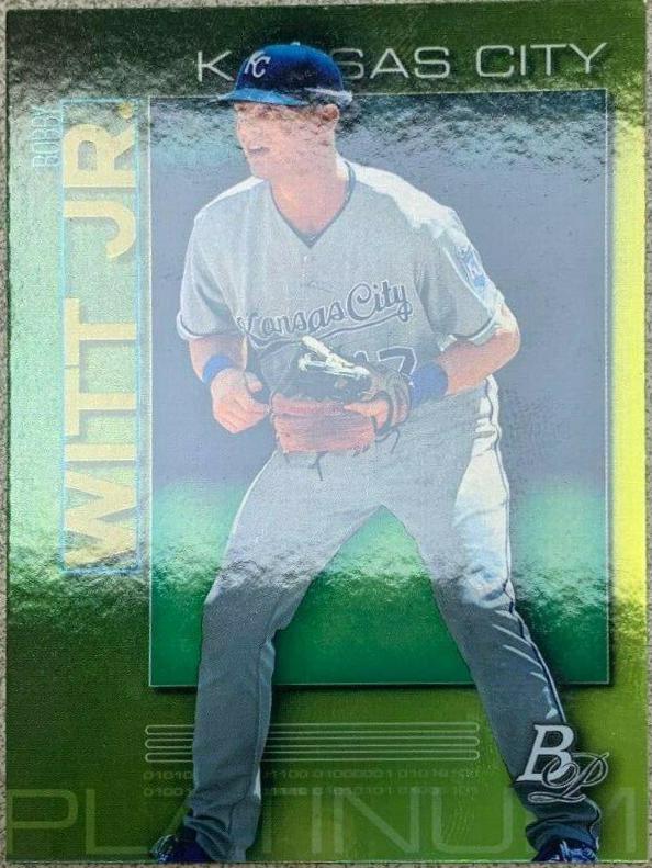 Bobby Witt Jr. #TOP-25 2020 Bowman Platinum Baseball Top Prospects