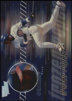 Sammy Sosa #F3 Baseball Cards 1999 Ultimate Victory Frozen Ropes