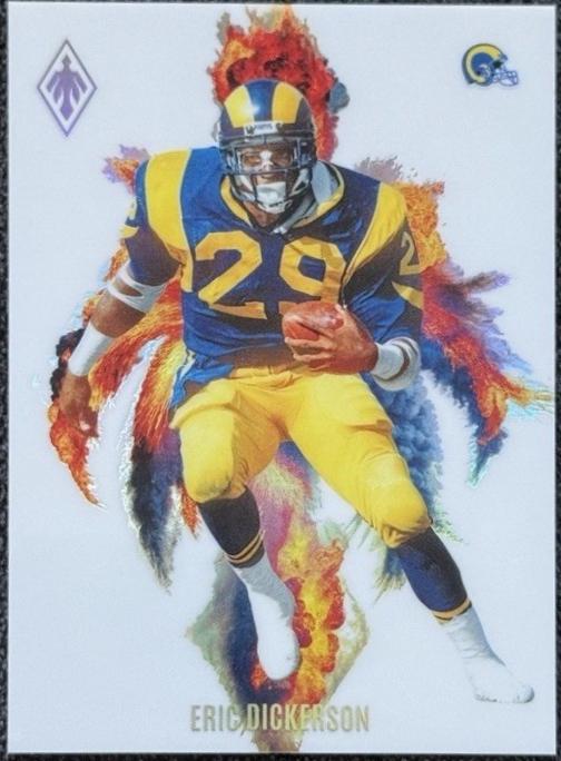 Eric Dickerson #CB-EDN Football Cards 2024 Panini Phoenix Color Blast