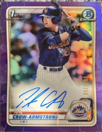 Pete Crow Armstrong [Purple Refractor] #CDA-PC
