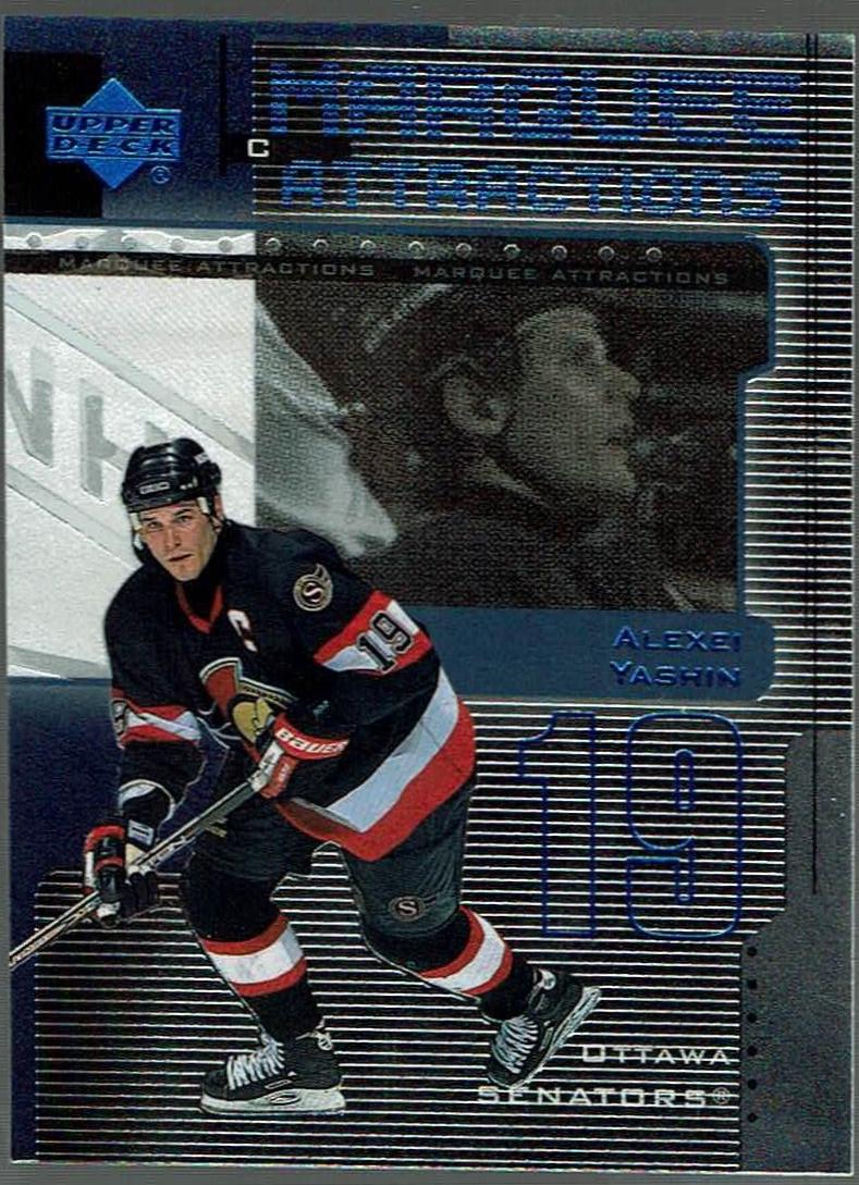 Alexei Yashin #MA7 Hockey Cards 1999 Upper Deck Marquee Attraction