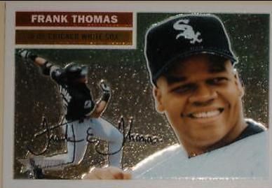 Frank Thomas #30 2005 Topps Heritage Chrome Baseball