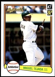 Miguel Tejada #82 Baseball Cards 2002 Donruss Originals