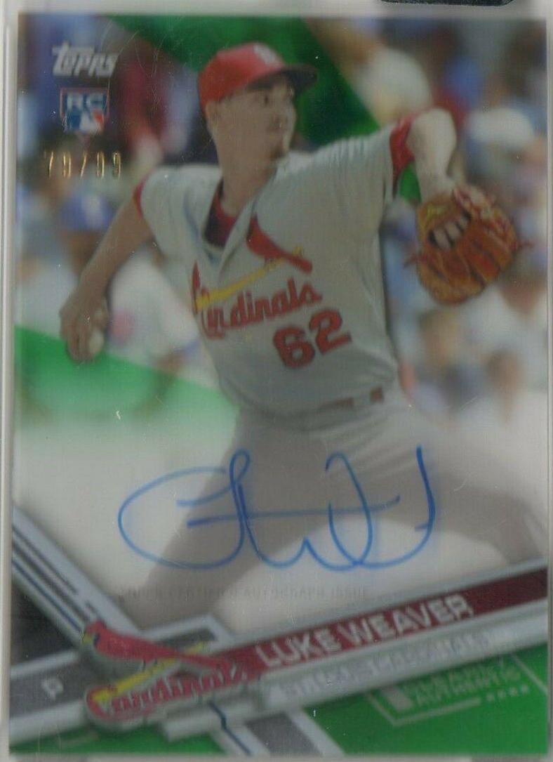 Luke Weaver #CAAU-LW 2017 Topps Clearly Authentic Baseball Autographs