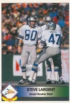Steve Largent #1 Football Cards 1992 Pacific Steve Largent Legends