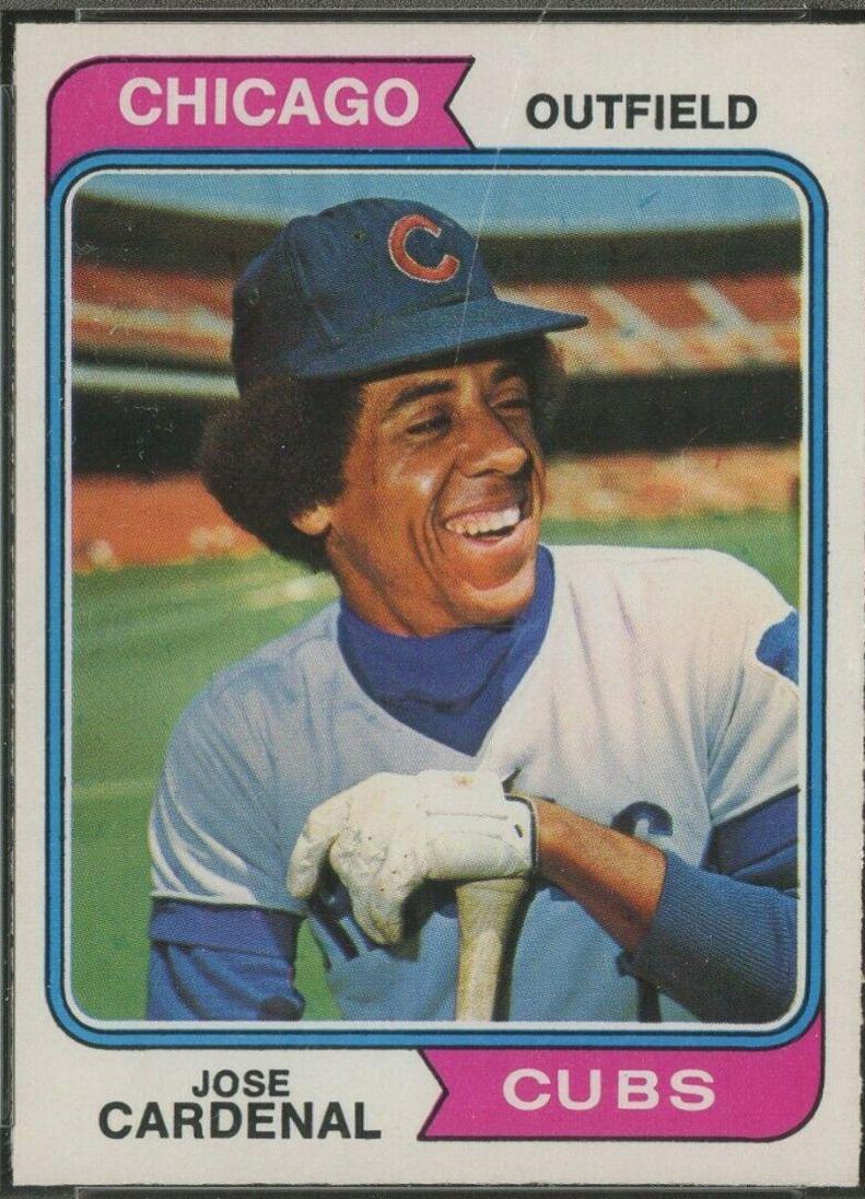 Jose Cardenal #185 1974 O-Pee-Chee Baseball
