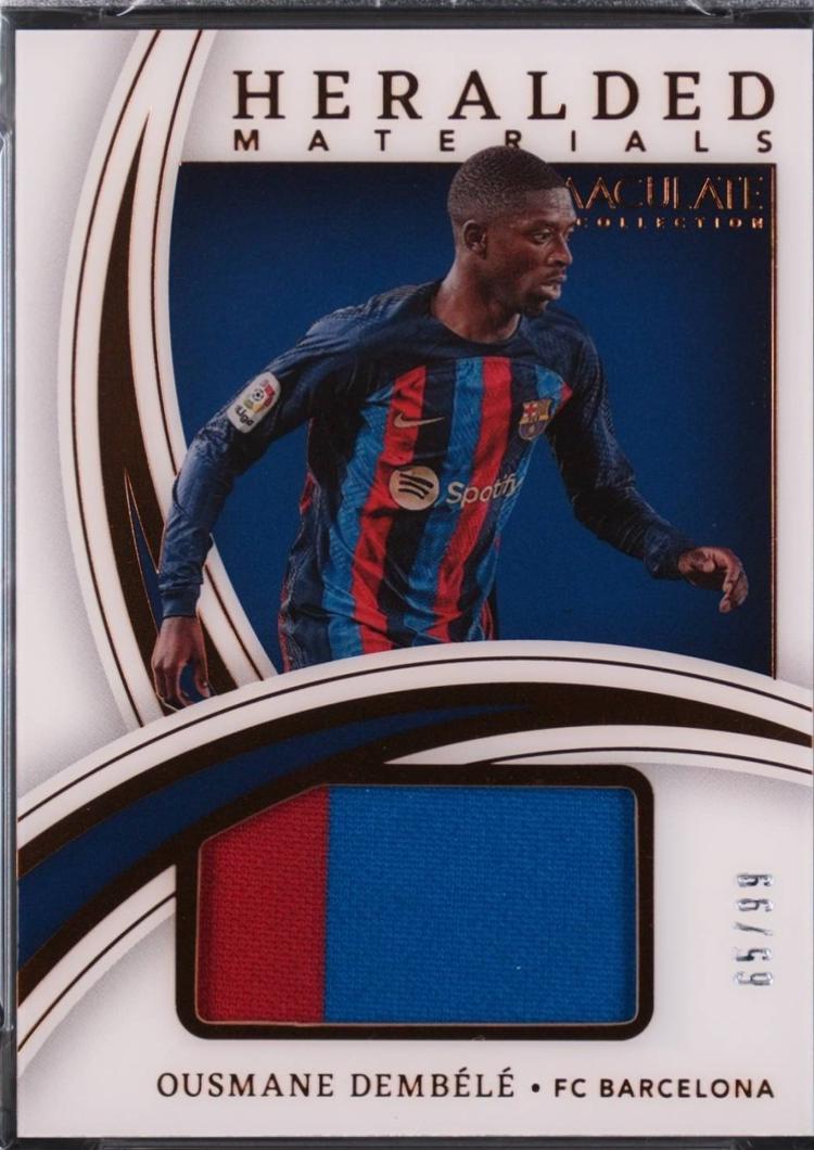 Ousmane Dembele #HM-OD 2022 Panini Immaculate Collection Heralded Materials Soccer