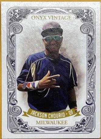 Jackson Chourio #OVJC Baseball Cards 2021 Onyx Vintage