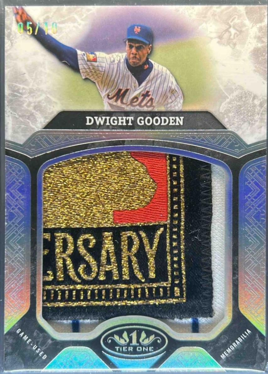 Dwight Gooden #PPR-DG 2025 Topps Tier One Prodigious Patch Baseball