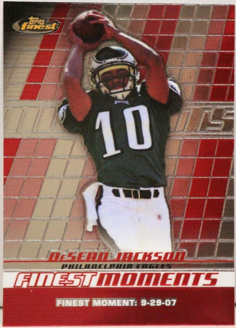 DeSean Jackson #FM-DJ 2008 Topps Finest Moments Football