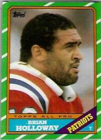 Brian Holloway #35 Football Cards 1986 Topps