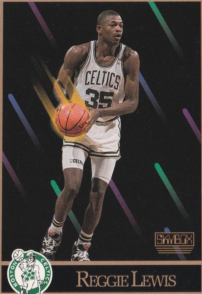 Reggie Lewis #18 Basketball Cards 1990 Skybox