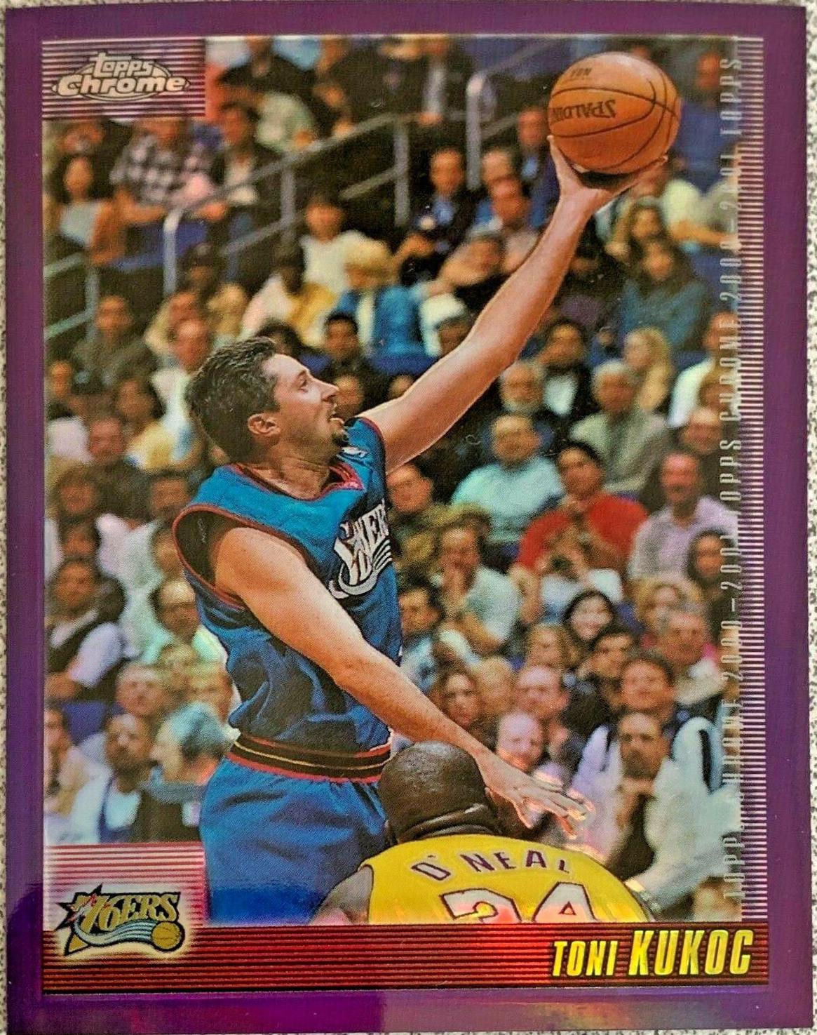 Toni Kukoc #5 Basketball Cards 2000 Topps Chrome