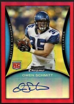 Owen Schmitt [Autograph Red Refractor] #BC106