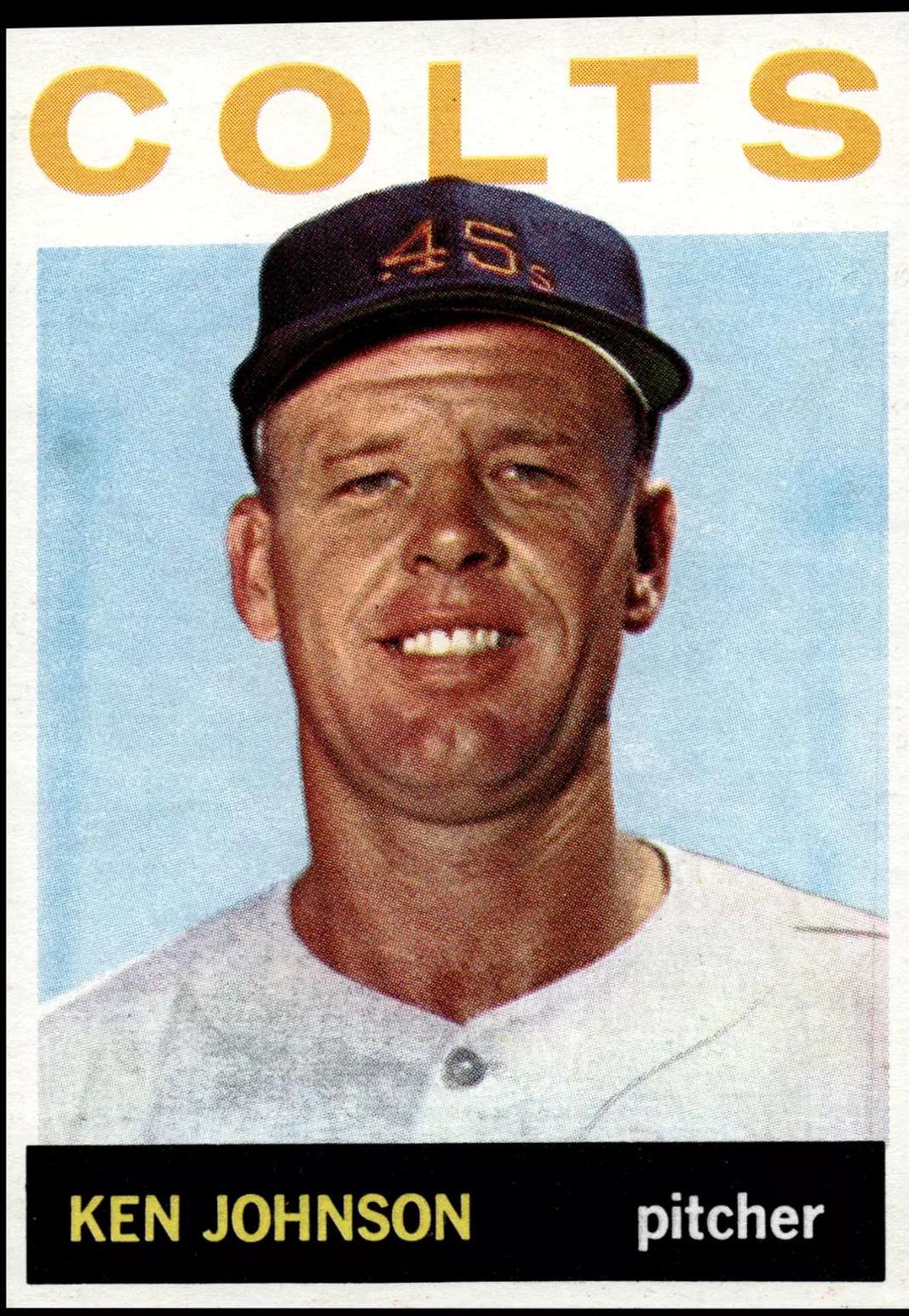Ken Johnson #158 1964 Topps Baseball