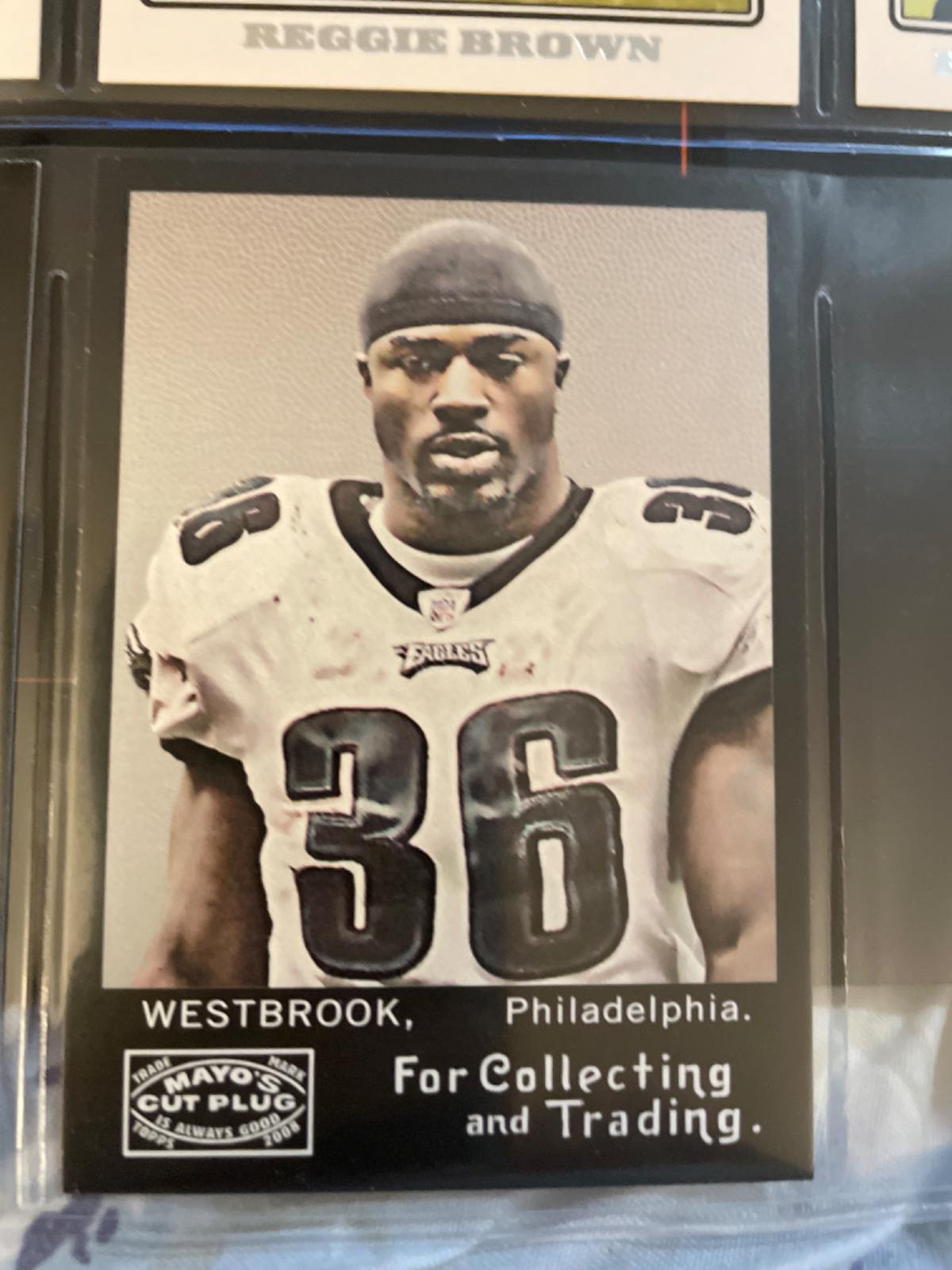 Brian Westbrook #189 Football Cards 2008 Topps Mayo Cut Signatures