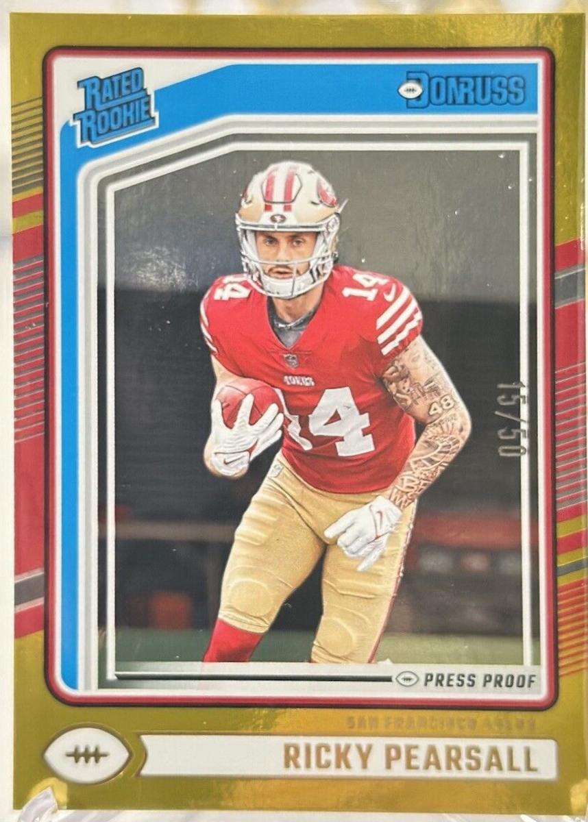 Ricky Pearsall [Gold Press Proof] #318 Prices | 2024 Panini Donruss ...