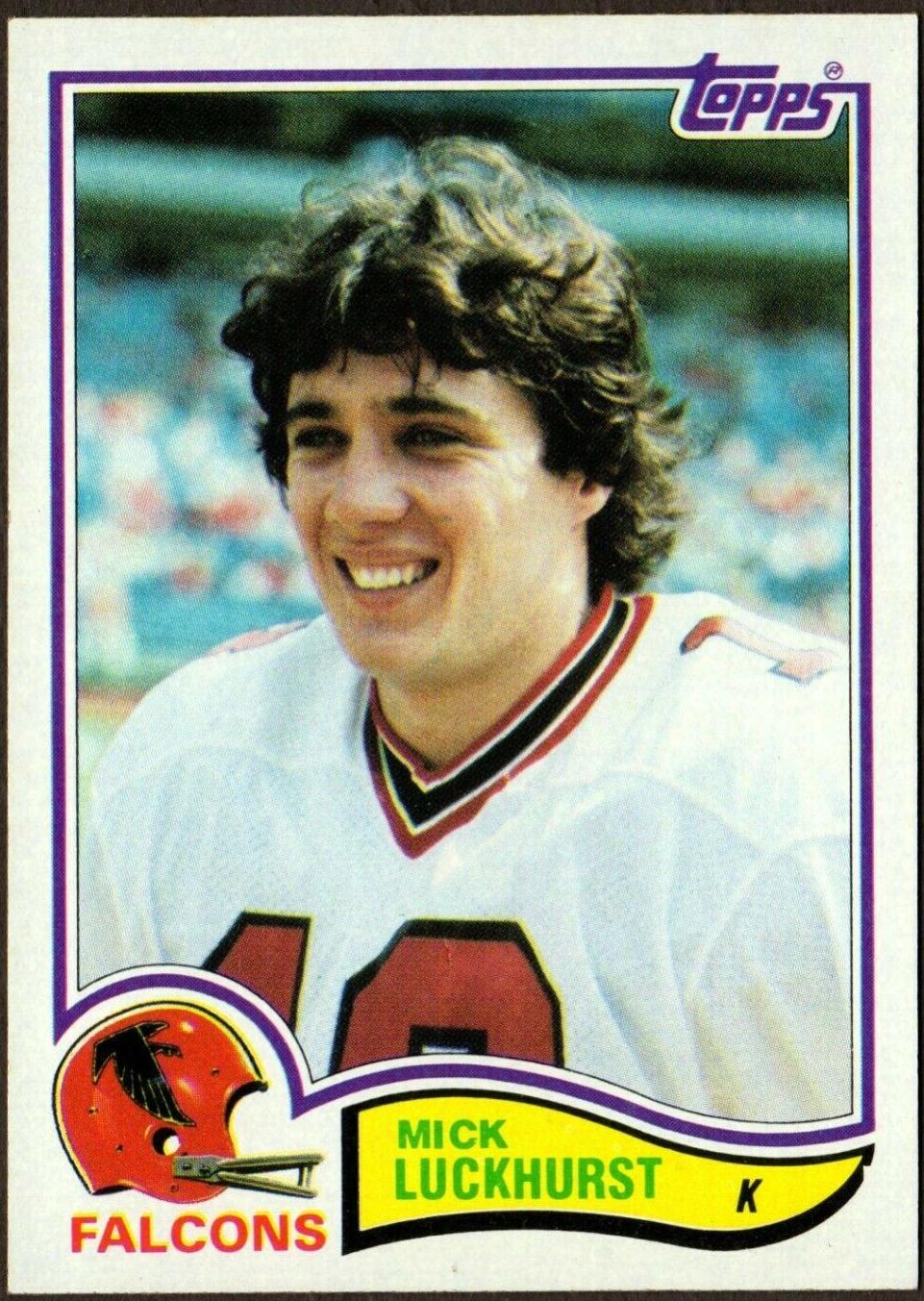 Mick Luckhurst #286 Football Cards 1982 Topps