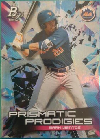 Mark Vientos #12 Baseball Cards 2019 Bowman Platinum Prismatic Prodigies