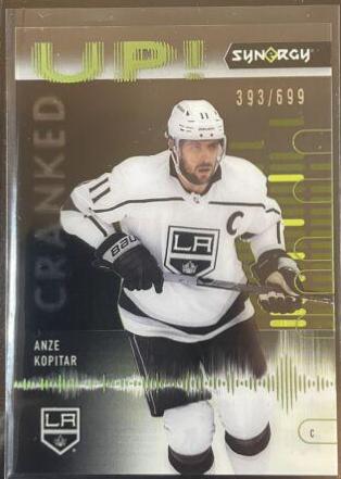 Anze Kopitar #CU-AK Hockey Cards 2022 Upper Deck Synergy Cranked Up
