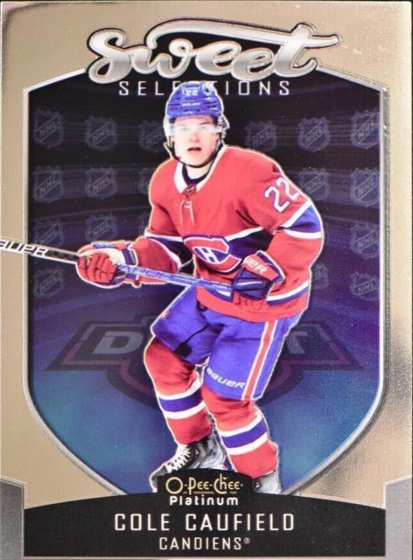 Cole Caufield #SS-3 Hockey Cards 2021 O-Pee-Chee Sweet Selections