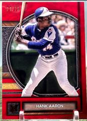 Hank Aaron [Ruby] #4 Baseball Cards 2025 Topps Museum Collection Prices