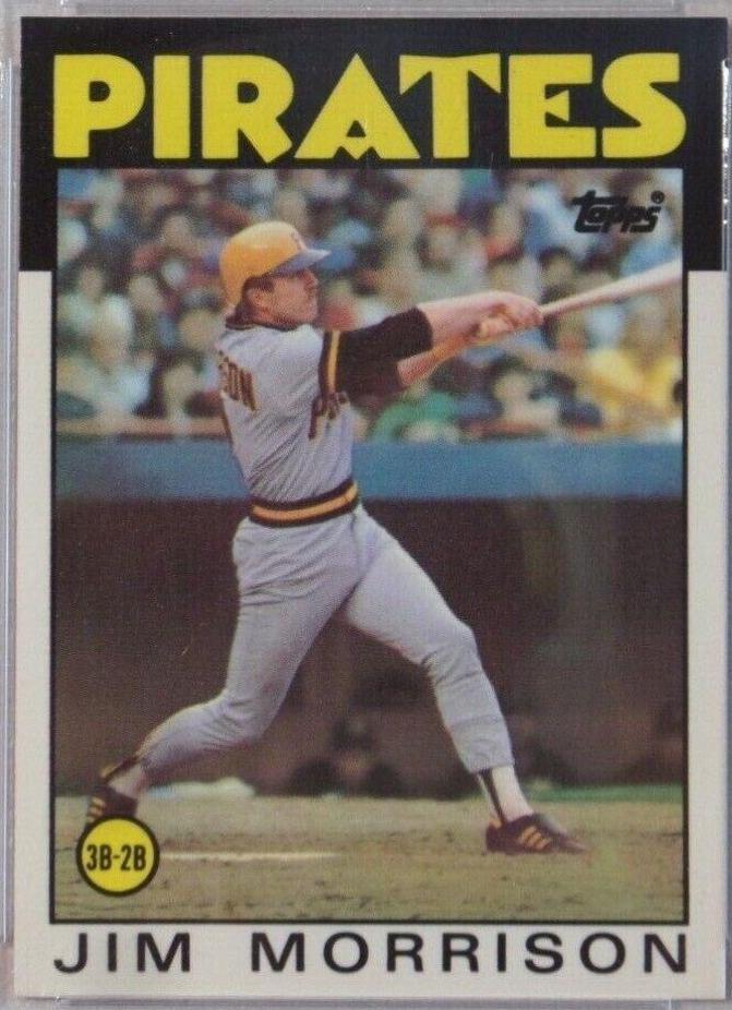 Jim Morrison #553 1986 Topps Tiffany Baseball