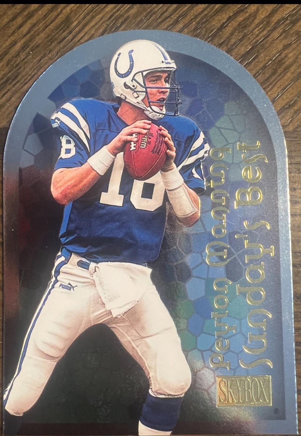 Peyton Manning #4 Football Cards 2000 Skybox Sunday's Best