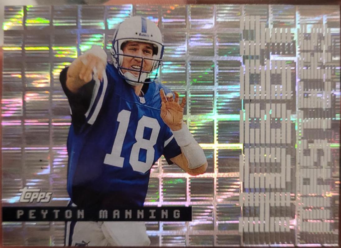 Peyton Manning #HM8 Football Cards 2001 Topps Hobby Masters