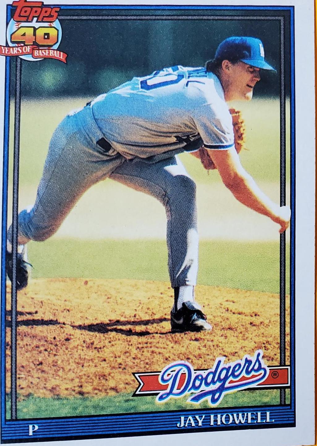 Jay Howell #770 Baseball Cards 1991 Topps Tiffany