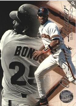 Barry Bonds [Gold Medallion} #2 Baseball Cards 1996 Ultra on Base Leader