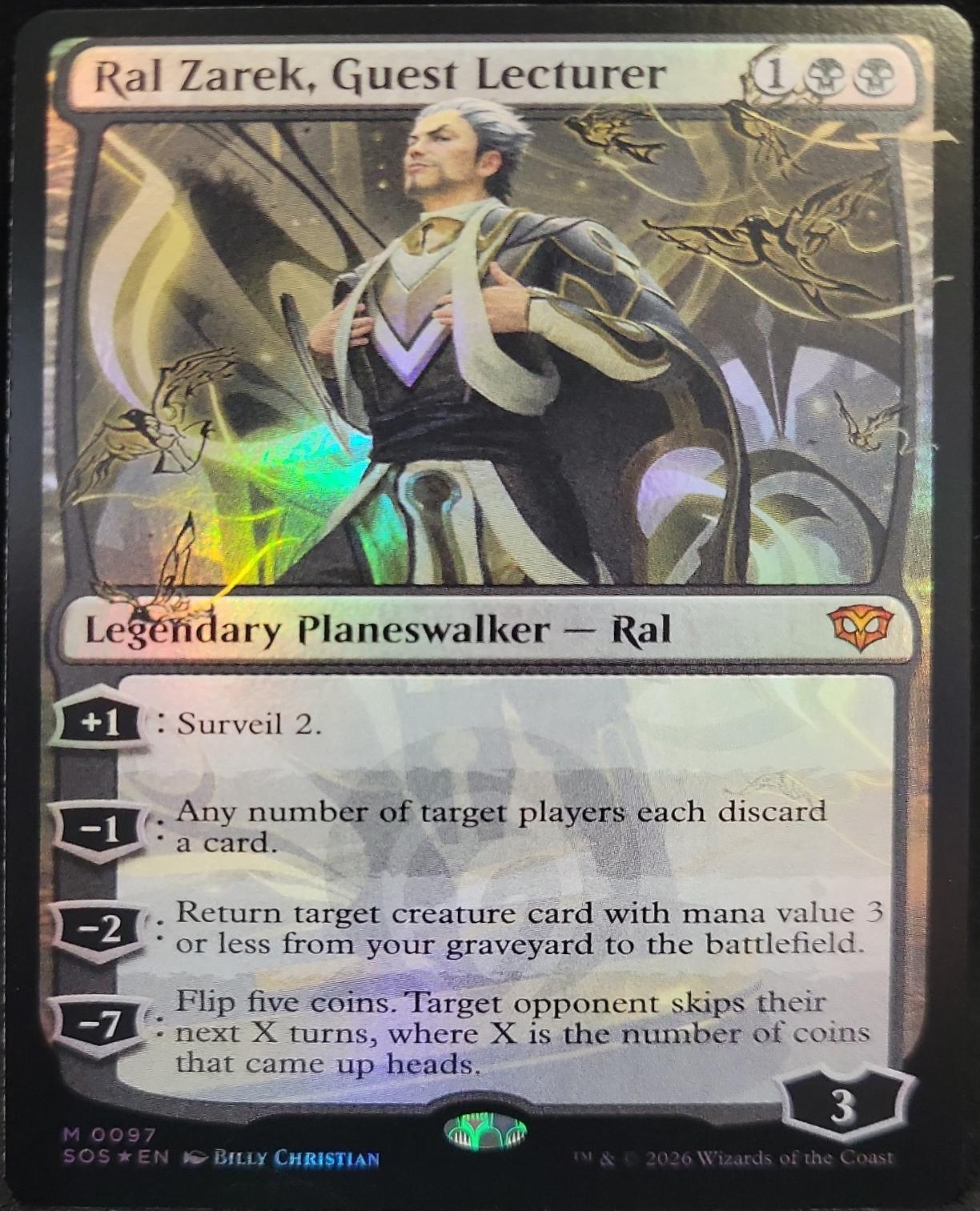 Ral Zarek, Guest Lecturer [Foil] #97 Prices | Magic Secrets of Strixhaven |  Magic Cards