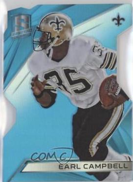 Earl Campbell [Saints Neon Blue Die Cut] #42