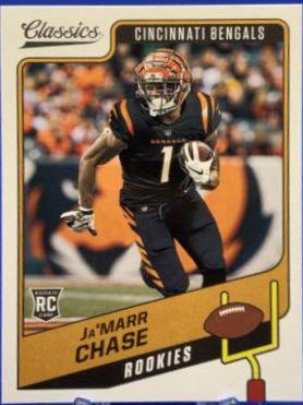 Ja'Marr Chase #157 Football Cards 2021 Panini Classics