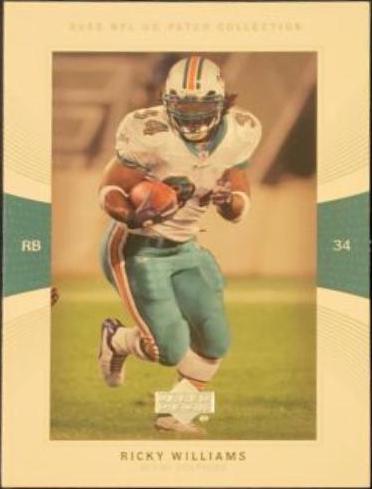 Ricky Williams #34 Football Cards 2003 Upper Deck Patch Collection