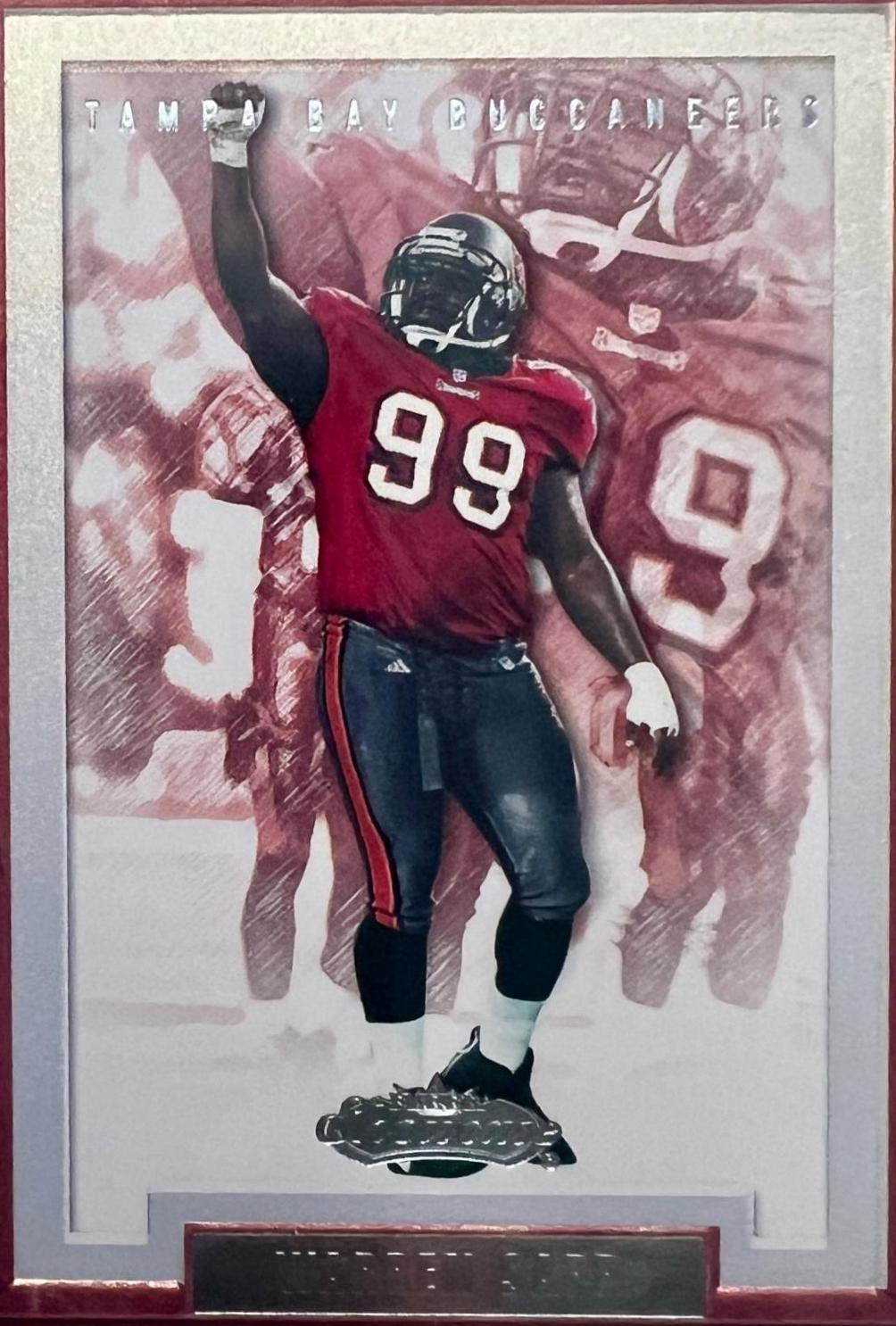 Warren Sapp #98 Football Cards 2002 Fleer Showcase