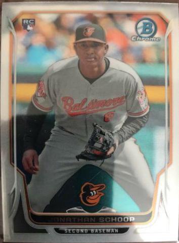 Jonathan Schoop #7 Baseball Cards 2014 Bowman Chrome