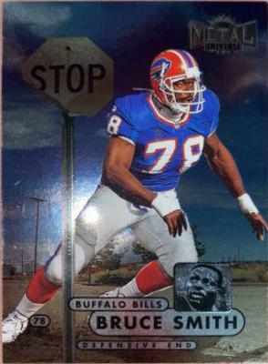 Bruce Smith #21 Football Cards 1998 Metal Universe