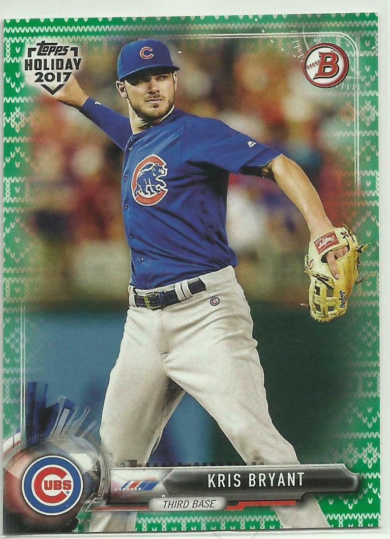 Kris Bryant #TH-KB 2017 Topps Holiday Bowman Baseball