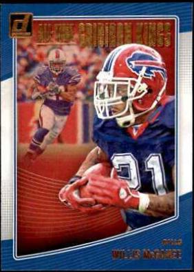 Willis McGahee Football Cards 2018 Donruss All-Time Gridiron Kings