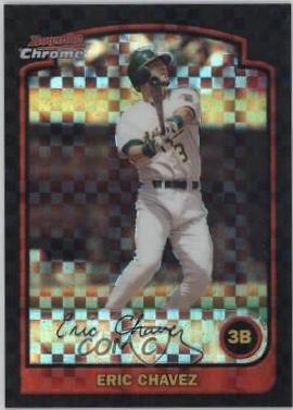 Eric Chavez #45 Baseball Cards 2003 Bowman Chrome