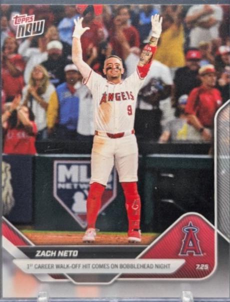 Zach Neto #465 2025 Topps Now Baseball