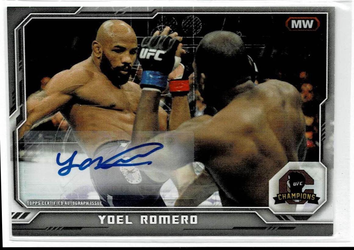 Yoel Romero #CFA-YR Ufc Cards 2014 Topps UFC Champions Autographs