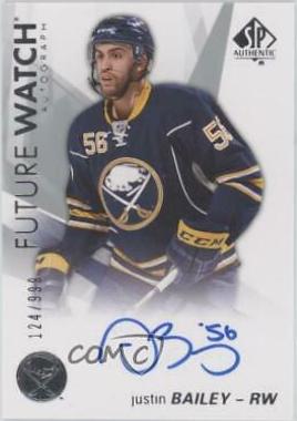 Justin Bailey #140 2016-17 SP Authentic Hockey