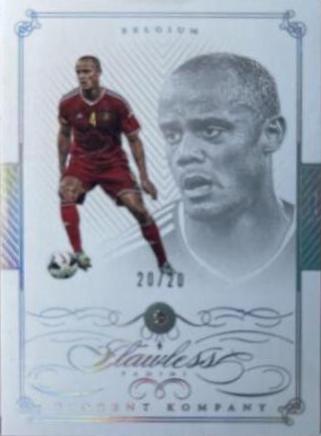 Vincent Kompany #48 Soccer Cards 2016 Panini Flawless