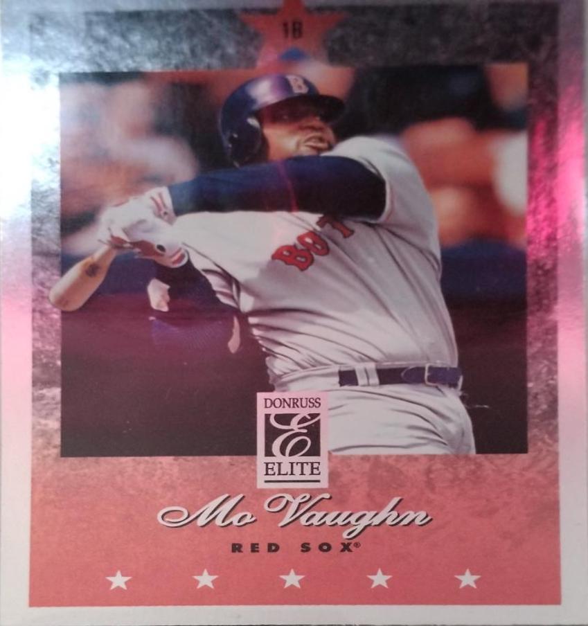 Mo Vaughn #12 Baseball Cards 1997 Panini Donruss Elite